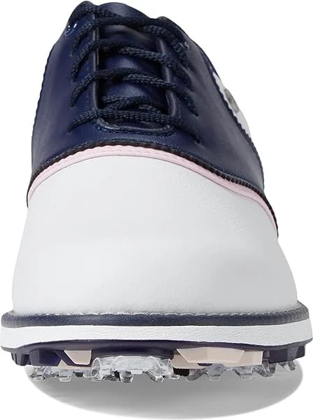 FootJoy Premiere Series - Bel Air Golf Shoes Women's Shoes White/Navy/Pink : 5 M, Leather - Image 3