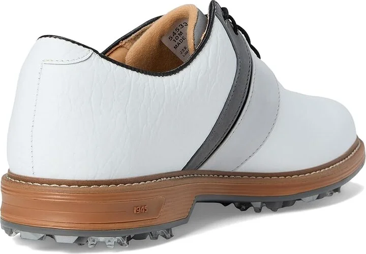 FootJoy Premiere Series Bison Golf Shoes Men's Golf Shoes White/Grey/Black : 10 EE - Wide, Leather - Image 4