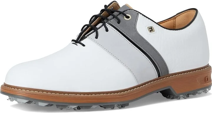 FootJoy Premiere Series Bison Golf Shoes Men's Golf Shoes White/Grey/Black : 10 EE - Wide, Leather - Image 5