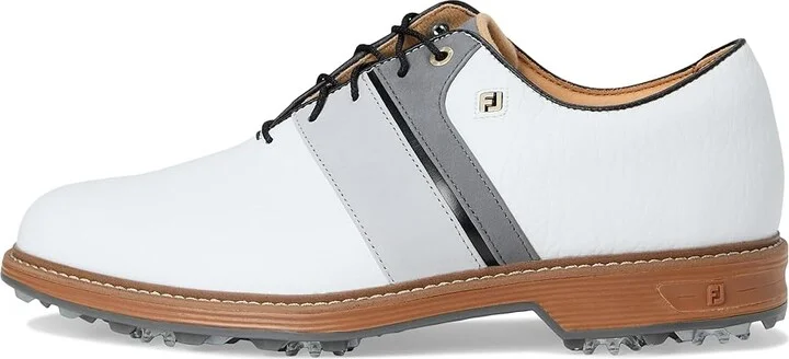 FootJoy Premiere Series Bison Golf Shoes Men's Golf Shoes White/Grey/Black : 10 EE - Wide, Leather - Image 6