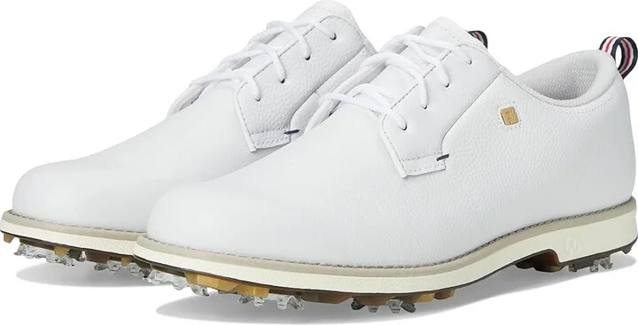 FootJoy Premiere Series - Cypress Golf Shoes Women's Golf Shoes White/Gold/Navy : 7.5 M, Leather