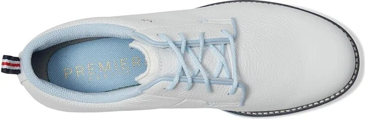 FootJoy Premiere Series - Cypress Golf Shoes Women's Golf Shoes White/White/Blue : 9 M, Leather - Image 2