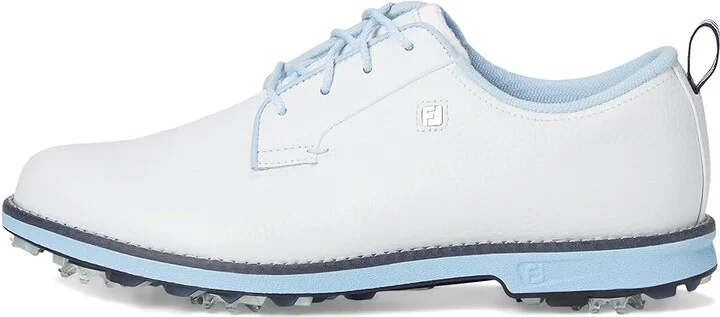 FootJoy Premiere Series - Cypress Golf Shoes Women's Golf Shoes White/White/Blue : 9 M, Leather - Image 6