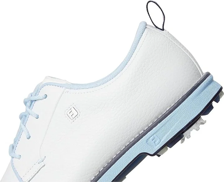 FootJoy Premiere Series - Cypress Golf Shoes Women's Golf Shoes White/White/Blue : 9 M, Leather - Image 7