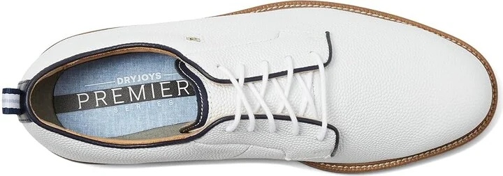 FootJoy Premiere Series - Field Golf Shoes- Previous Season Men's Shoes White/White/Navy : 7 M, Leather - Image 2