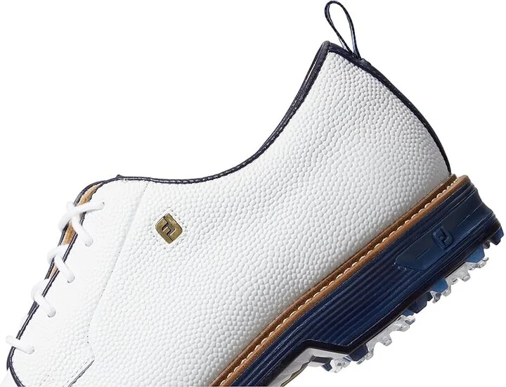 FootJoy Premiere Series - Field Golf Shoes- Previous Season Men's Shoes White/White/Navy : 7 M, Leather - Image 4