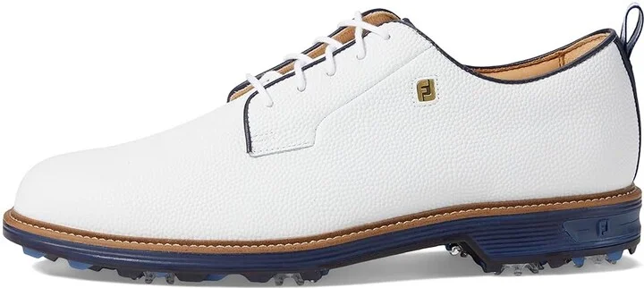 FootJoy Premiere Series - Field Golf Shoes- Previous Season Men's Shoes White/White/Navy : 7 M, Leather - Image 5