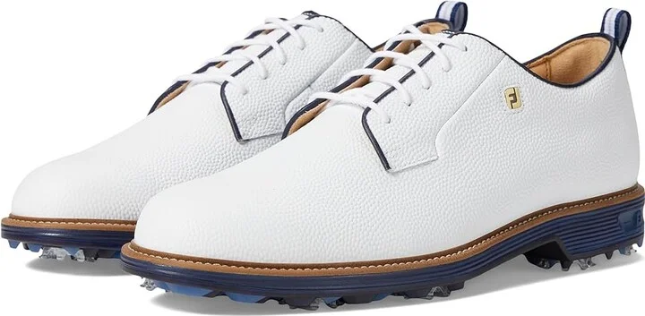 FootJoy Premiere Series - Field Golf Shoes- Previous Season Men's Shoes White/White/Navy : 7 M, Leather