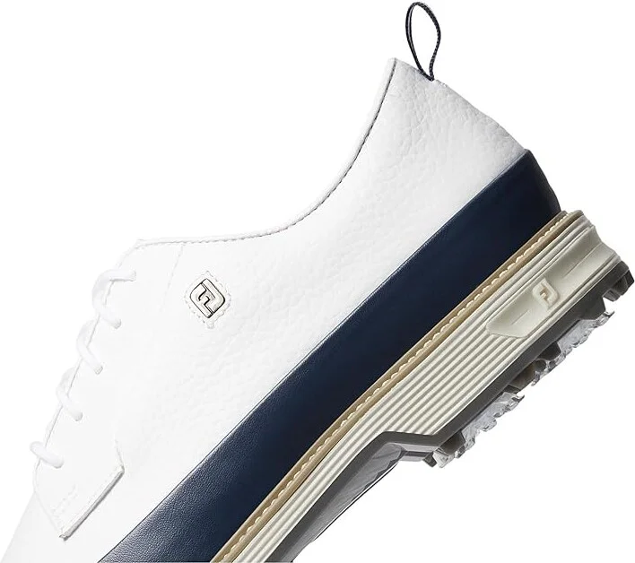 FootJoy Premiere Series - Field LX Golf Shoes Men's Shoes White/Navy : 9 M, Leather - Image 4