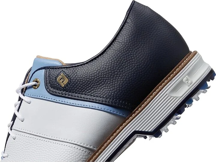 FootJoy Premiere Series - Packard Golf Shoes- Previous Season Men's Shoes White/Light Blue/Navy : 7 M, Leather - Image 4
