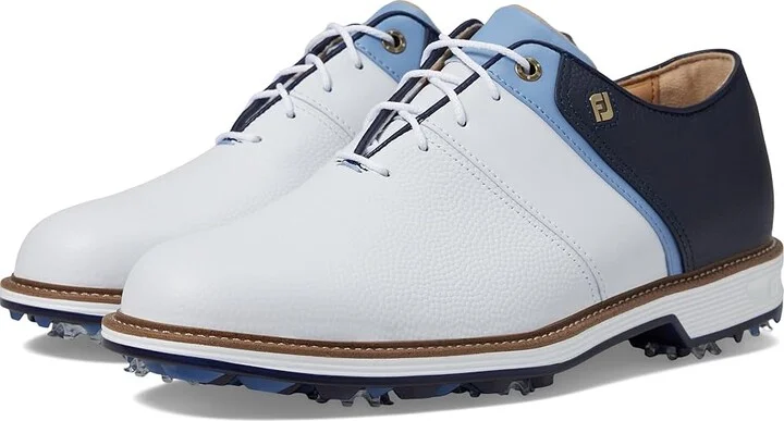 FootJoy Premiere Series - Packard Golf Shoes- Previous Season Men's Shoes White/Light Blue/Navy : 7 M, Leather