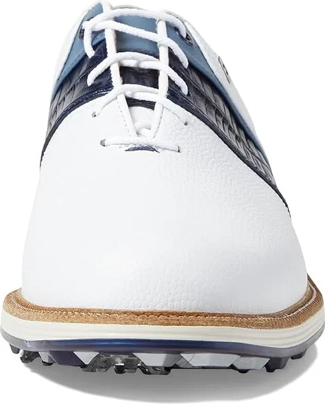 FootJoy Premiere Series - Packard Golf Shoes- Previous Season Men's Shoes White/Navy/Blue : 9.5 M, Leather - Image 5