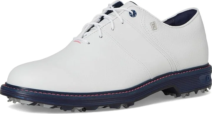 FootJoy Premiere Series - Packard Golf Shoes- Previous Season Men's Shoes White/Pink/Navy : 7.5 W, Leather - Image 5