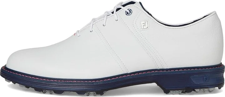 FootJoy Premiere Series - Packard Golf Shoes- Previous Season Men's Shoes White/Pink/Navy : 7.5 W, Leather - Image 6