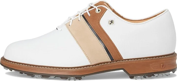 FootJoy Premiere Series - Packard LX Golf Shoes Men's Shoes White/Tan/Navy : 8 W - Image 6