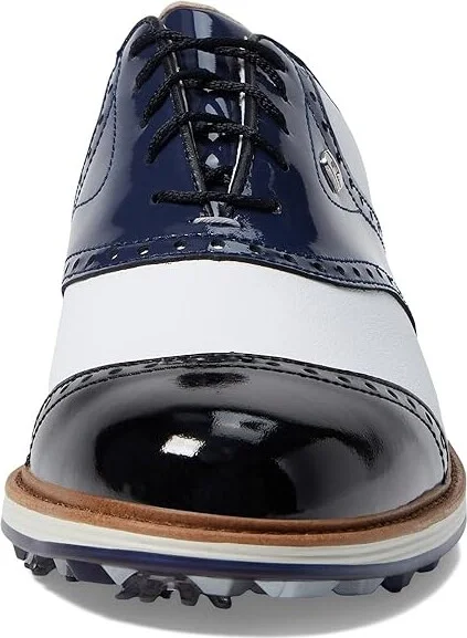 FootJoy Premiere Series - Wilcox Golf Shoes- Previous Season Men's Shoes White/Navy/Black : 10 M, Leather - Image 3