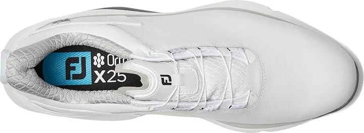 FootJoy Pro/SLX Boa Golf Shoes Men's Shoes White/White : 7 M, Leather - Image 2