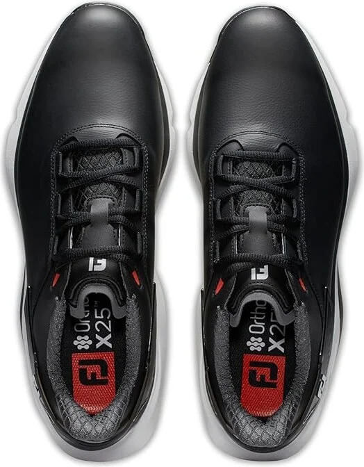 FootJoy Pro/SLX Golf Shoes- Previous Season Men's Shoes Black/White : 7 M, Leather - Image 2