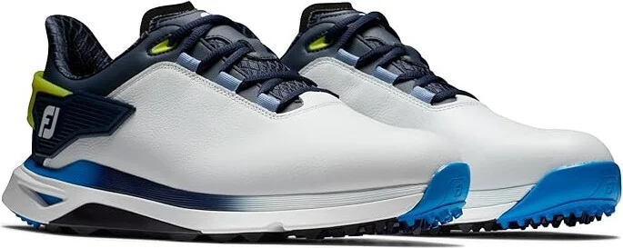 FootJoy Pro/SLX Golf Shoes- Previous Season Men's Shoes White/Navy/Lime : 7 M, Leather