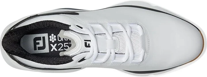 FootJoy Pro/SLX Golf Shoes- Previous Season Men's Shoes White/White/Black : 8.5 M, Leather - Image 2