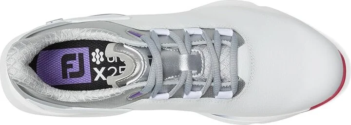 FootJoy Pro/SLX Golf Shoes Women's Shoes White/Pink/Purple : 5 M, Leather - Image 2