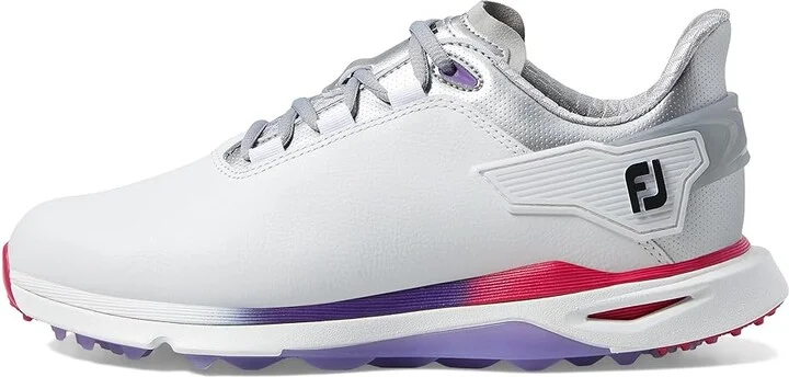 FootJoy Pro/SLX Golf Shoes Women's Shoes White/Pink/Purple : 5 M, Leather - Image 6
