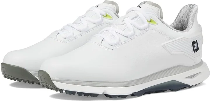 FootJoy Pro/SLX Golf Shoes Women's Shoes White/White/Grey : 5 M, Leather