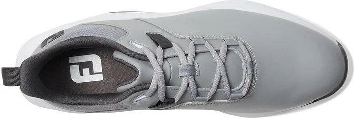 FootJoy ProLite Golf Shoes Men's Shoes Grey/Charcoal/White : 7 M, Rubber - Image 2