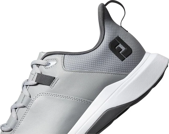 FootJoy ProLite Golf Shoes Men's Shoes Grey/Charcoal/White : 7 M, Rubber - Image 4