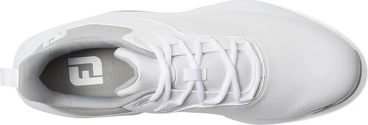 FootJoy ProLite Golf Shoes Men's Shoes White/Light Grey/Grey : 7 M, Rubber - Image 2