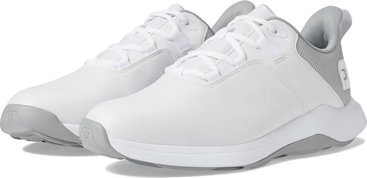 FootJoy ProLite Golf Shoes Men's Shoes White/Light Grey/Grey : 7 M, Rubber