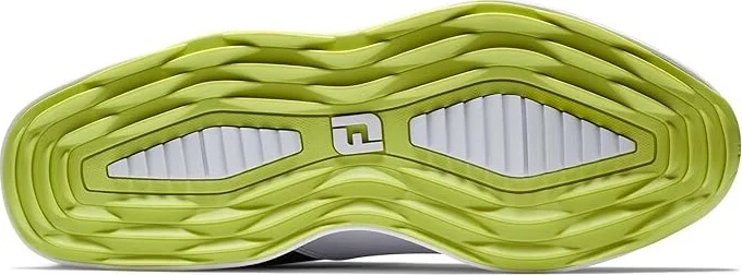FootJoy ProLite Golf Shoes Men's Shoes White/Navy/Lime : 7 M, Rubber - Image 2