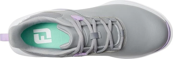 FootJoy ProLite Golf Shoes Women's Shoes Grey/Lilac : 5.5 M, Rubber/Synthetic - Image 2