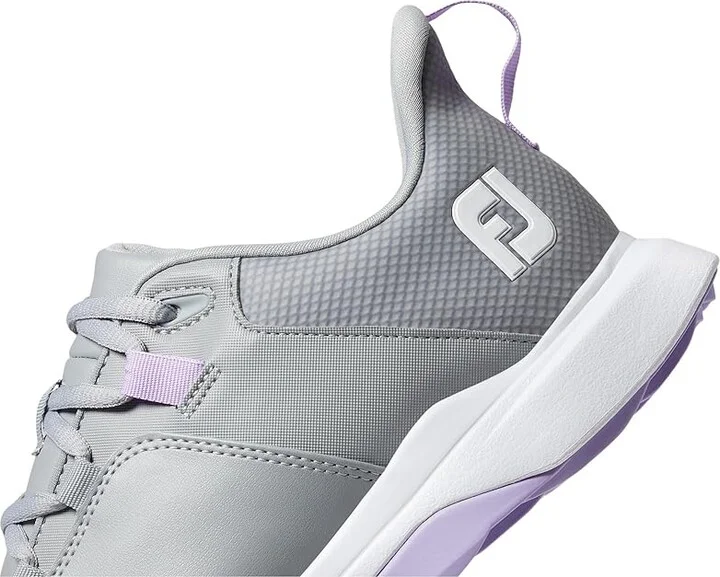 FootJoy ProLite Golf Shoes Women's Shoes Grey/Lilac : 5.5 M, Rubber/Synthetic - Image 4