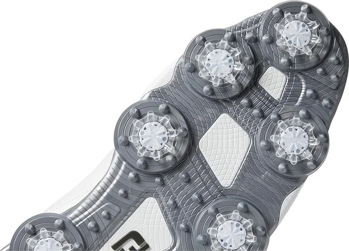 FootJoy Tour Alpha BOA Golf Shoes Men's Shoes White/White/Silver : 7 M, Leather - Image 6