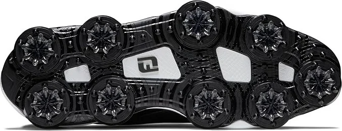 FootJoy Tour Alpha Golf Shoes Men's Shoes Black/White/Silver : 7 M, Leather - Image 2