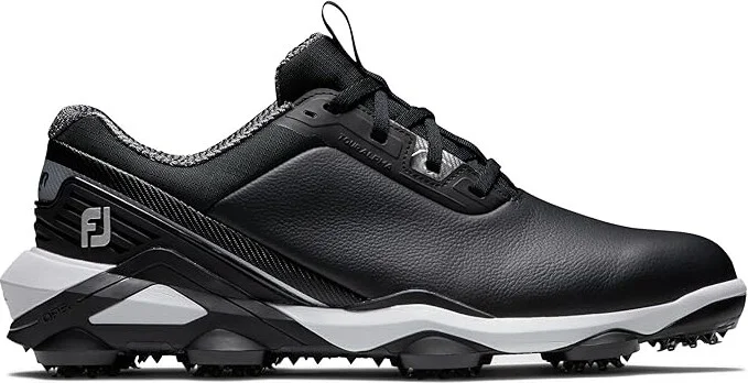 FootJoy Tour Alpha Golf Shoes Men's Shoes Black/White/Silver : 7 M, Leather - Image 4