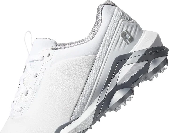 FootJoy Tour Alpha Golf Shoes Men's Shoes White/White/Silver : 7 M, Leather - Image 4
