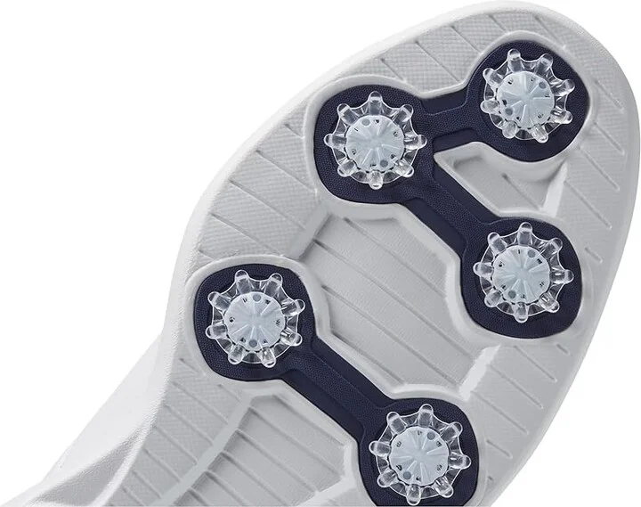FootJoy Traditions Blucher Golf Shoes Men's Shoes White/White/Navy : 7 M, Leather - Image 6