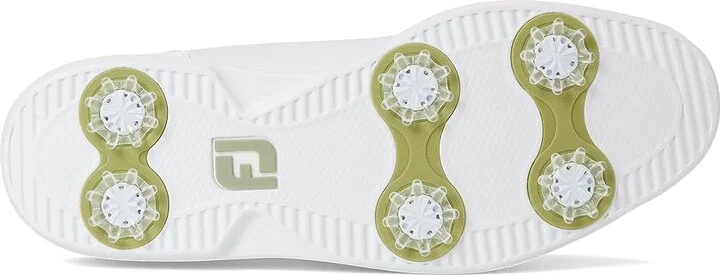 FootJoy Traditions Cap Toe Golf Shoes- Previous Season Women's Shoes White : 10 W, Synthetic - Image 3