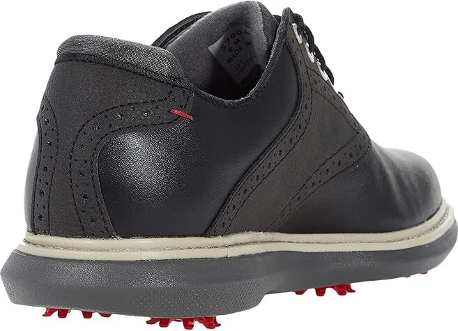 FootJoy Traditions Golf Shoes- Previous Season Men's Shoes Black : 10 M, Leather - Image 4