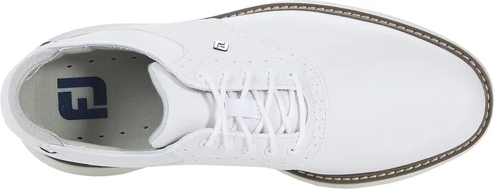FootJoy Traditions Golf Shoes- Previous Season Men's Shoes White : 8 M, Leather - Image 2