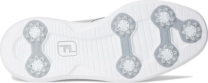 FootJoy Traditions Golf Shoes- Previous Season Men's Shoes White/Grey/White : 7.5 M, Leather - Image 3