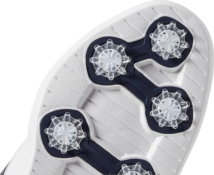 FootJoy Traditions Golf Shoes- Previous Season Men's Shoes White/Navy Camo : 9.5 M, Leather - Image 5