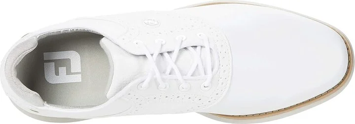FootJoy Traditions Golf Shoes- Previous Season Women's Shoes White 2 : 6.5 M, Synthetic - Image 2