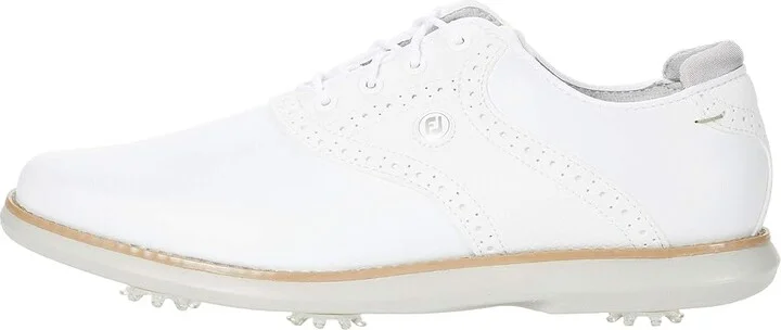 FootJoy Traditions Golf Shoes- Previous Season Women's Shoes White 2 : 6.5 M, Synthetic - Image 6