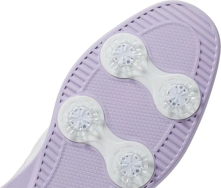 FootJoy Traditions Golf Shoes- Previous Season Women's Shoes White/Navy Patent : 5 M, Synthetic - Image 6