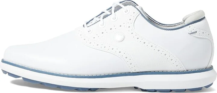 FootJoy Traditions Spikeless Golf Shoes Women's Shoes White 1 : 6 M, Synthetic - Image 6