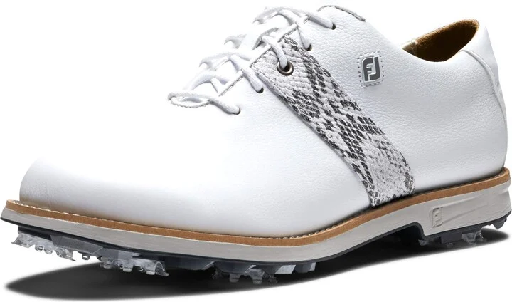 White/Croc Print