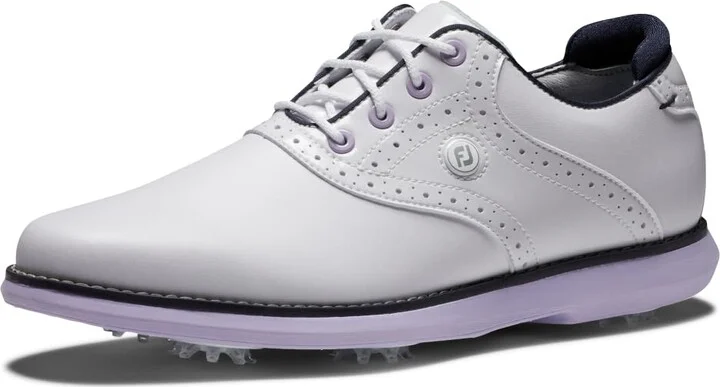 White/Navy Patent